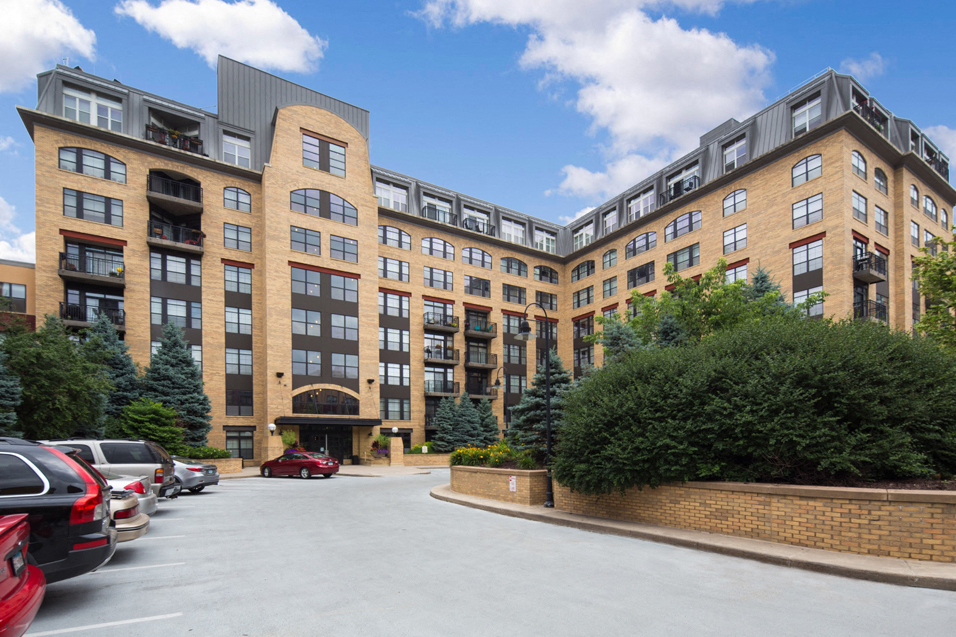 exterior of apartment building