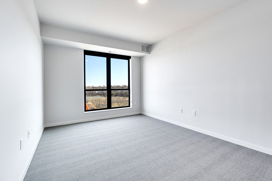 empty bedroom with window