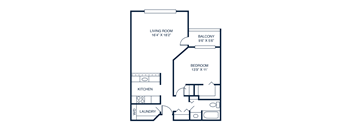 a floor plan of a two story house with a bedroom and a living room