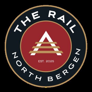 The logo for The Rail North Bergen established in 2025.