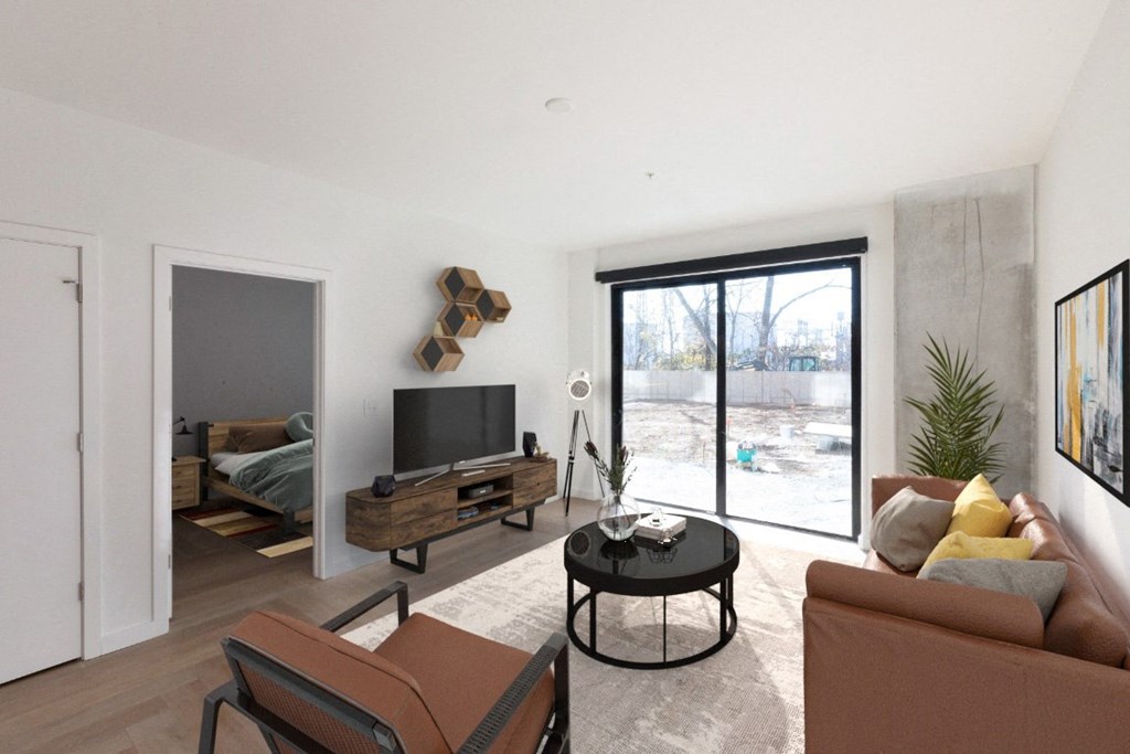 Modern Living Room at Hydro, Richmond, Virginia