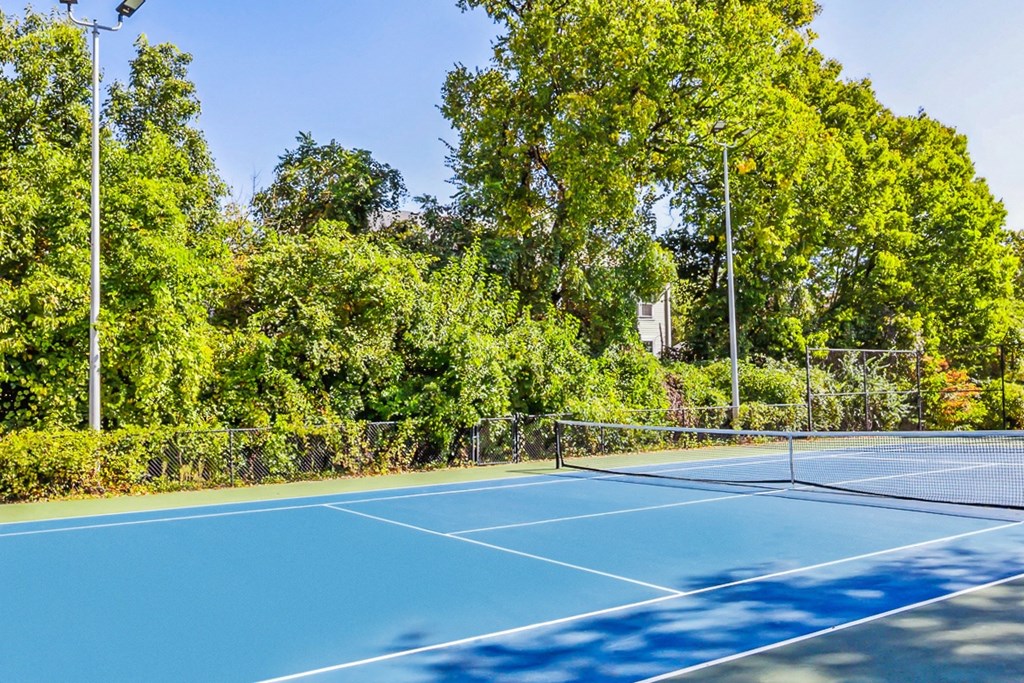 Tennis Court Area at River Oak Apartments, Kentucky
