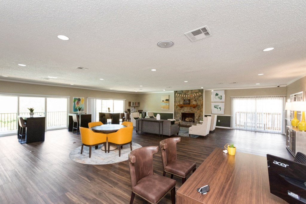 Resident Lounge at Lakecrest Apartments, PRG Real Estate Management, Greenville, 29615