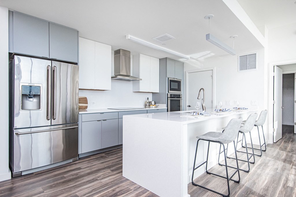 Fitted Kitchen at The Locks Tower, Virginia, 23219