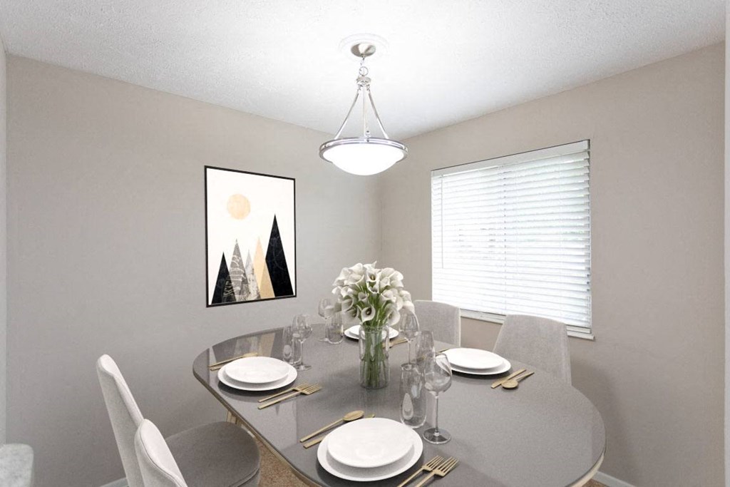 Elegant Dining Space at Chinoe Creek Apartments, PRG Real Estate Management, Lexington, KY, 40502