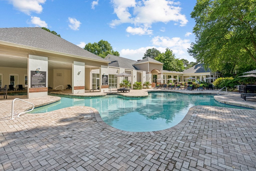 Swimming Pool at The Falls Apartments in Raleigh NC