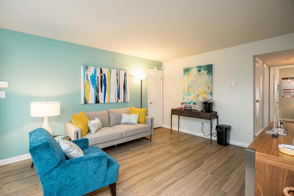 Soft Comfortable Sofa at Country Club Apartments, Williamsburg, Virginia