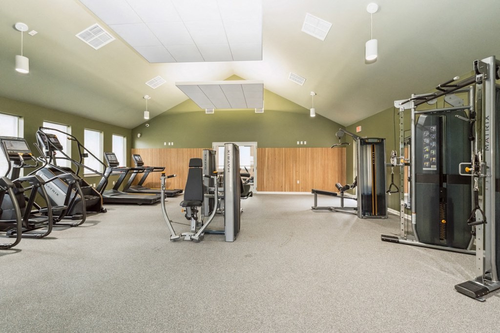 Gym at The Courtyards of Chanticleer Apartments, Virginia Beach