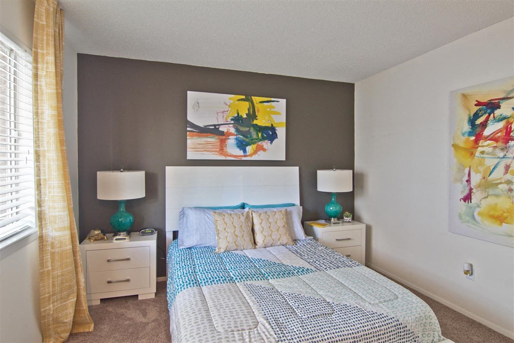 Bedroom at Lakecrest Apartments, PRG Real Estate Management, Greenville, 29615
