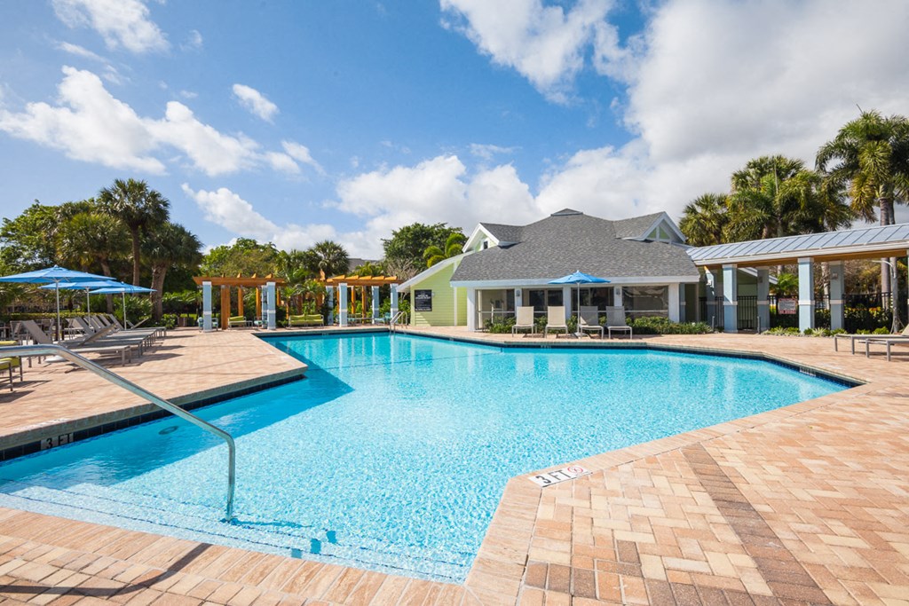 Pool at The Villages Apartment of Banyan Grove Apartments in Boynton Beach FL