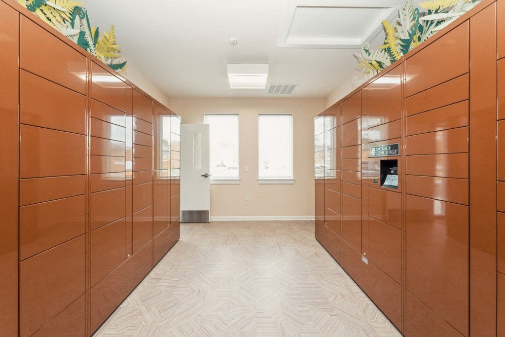 Package Center at The Courtyards of Chanticleer Apartments, Virginia Beach, VA, 23451