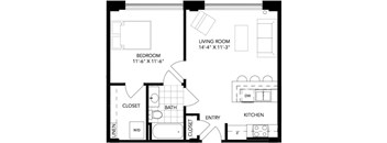 floor plan photo of the heights at spring lake apartments in spring lake, nj