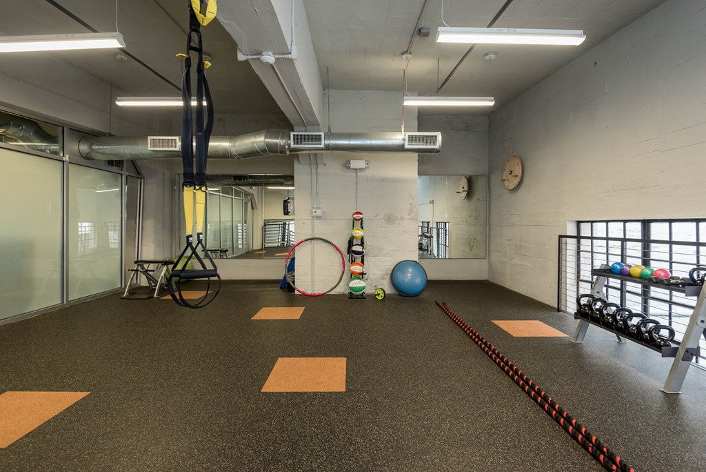 The Locks Private Gym at The Locks Apartments, Virginia