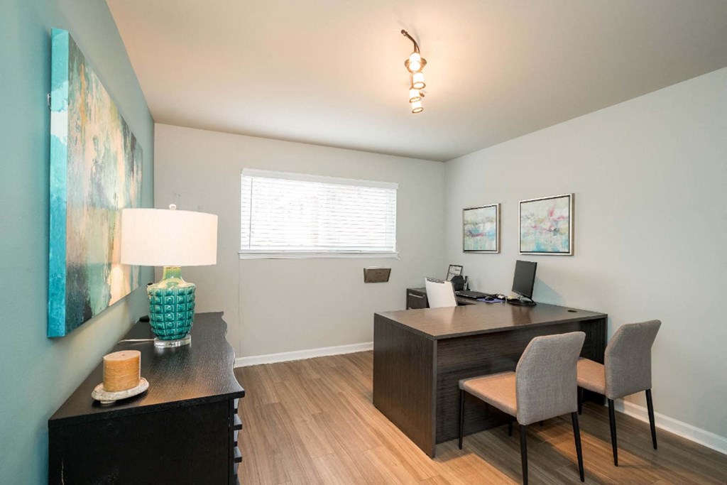 Inviting Reception Area at Country Club Apartments, Williamsburg, VA