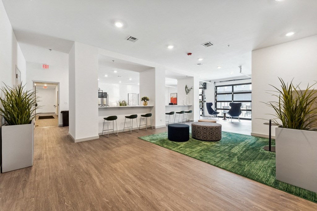 living room at The Constellation Apartments, PRG Real Estate, Hampton, Virginia