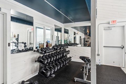 Gym at Linkhorn Bay Apartments, Virginia