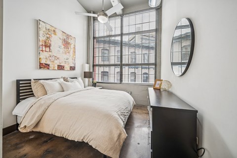 Modern Bedroom at The Locks, Richmond, Virginia