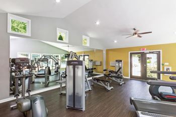 Gym at Palmetto Place Apartments, Taylors, SC, 29687