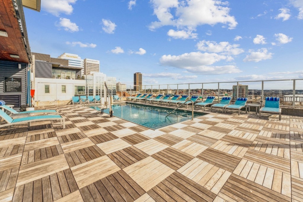 Rooftop Pool at The Locks Tower, Richmond, Virginia