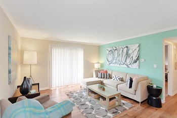 Living room view Living room view at The Grove Apartments at Lyndon, Kentucky - Photo Gallery 4