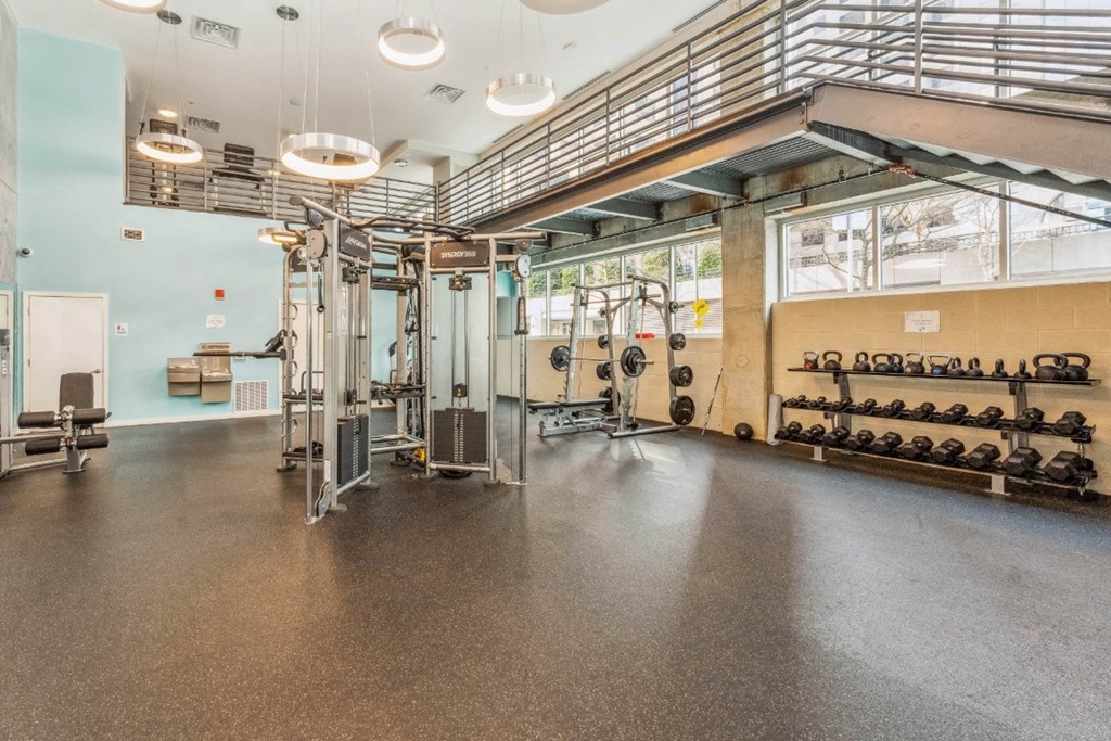 Gym at The Locks Tower, Richmond, Virginia