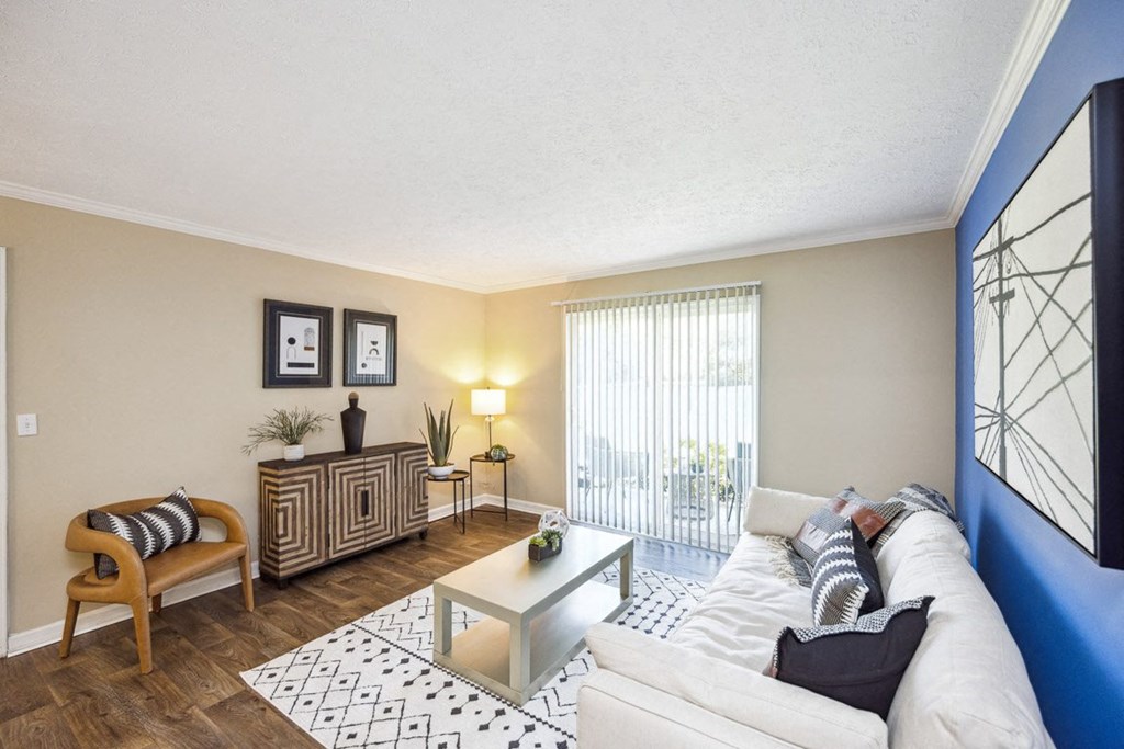 Living Room With Expansive Window at The Grove at Lyndon, Louisville, KY, 40222