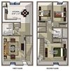 The Charleston floor plan The Charleston floor plan at Hyde Park Townhomes, PRG Real Estate Management, Chester