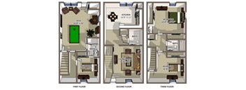The Hamilton 3Bed 2.5Bath at Hyde Park Townhomes, PRG Real Estate Management, Chester, Virginia