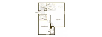 Aspen 1Bed_1Bath at The Timbers, Richmond, Virginia