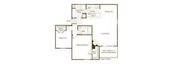 Hemlock 2Bed_1Bath at The Timbers, Virginia