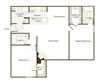 Maple 2Bed_2Bath Maple 2Bed_2Bath at The Timbers, Virginia, 23235