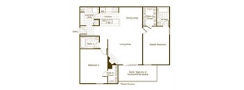 Magnolia 2Bed_2Bath at The Timbers, Richmond, VA, 23235