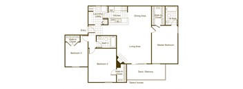 Cedar 3Bed_2Bath at The Timbers, Richmond, VA
