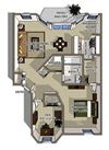 Bimini floor plan Bimini floor plan at The Villages of Banyan Grove Apartments in Boynton Beach