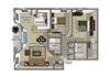 Cayman Floor Plan Cayman floor plan at The Villages of Banyan Grove Apartments in Boynton Beach FL