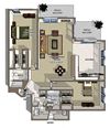 Bahamas Floor Plan Bahamas floor plan at The Villages of Banyan Grove Apartments in Boynton Beach