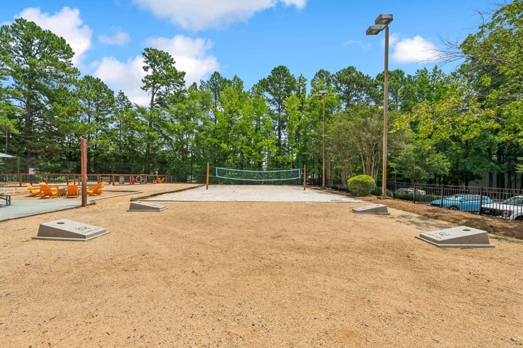 Bocce ball Court at Chapel View, Chapel Hill North Carolina