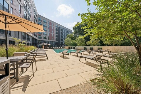 Outdoor Shaded Patio at Hydro, Richmond, VA, 23224