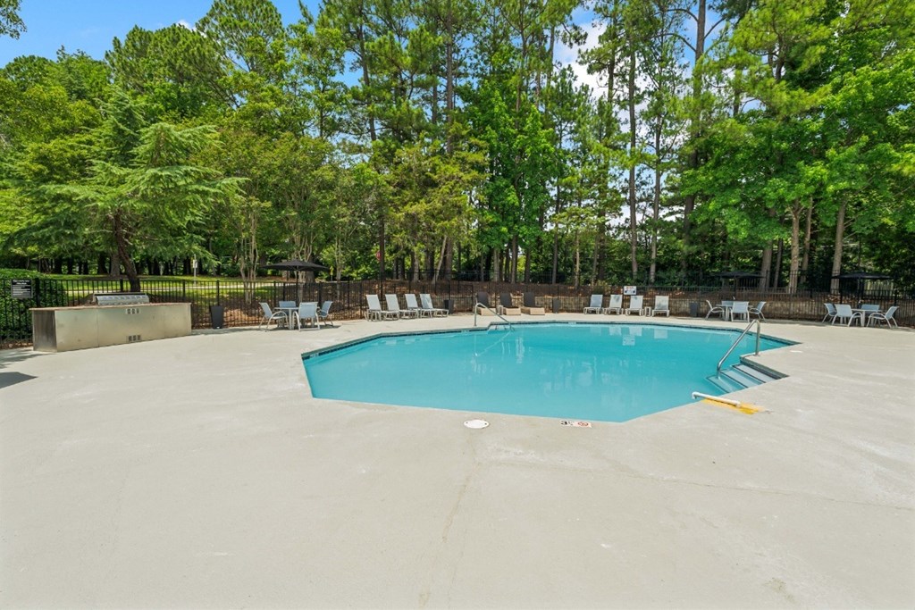 A large swimming pool at Chapel View, Chapel Hill, NC