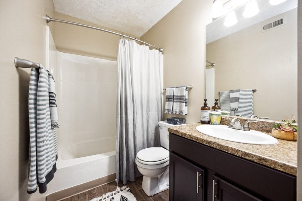 Bathroom With Bathtub at The Grove at Lyndon, Kentucky, 40222