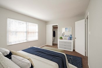 Master Bedroom With Adequate Storage at The Courtyards of Chanticleer, Virginia Beach, Virginia - Photo Gallery 8