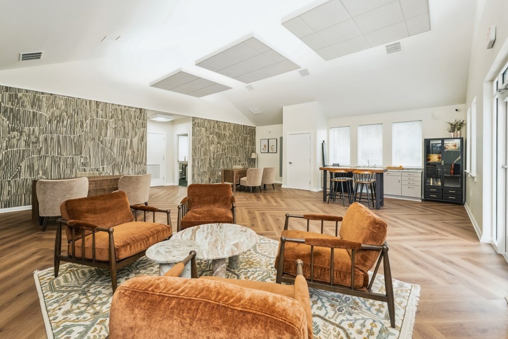 Community Room at The Courtyards of Chanticleer Apartments, Virginia