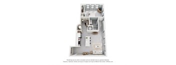 1 bed 1 bath C at The Carousel Apartments, Richmond, Virginia
