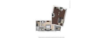 A3 Floor Plan at East 51 At Rocketts Landing, Richmond, Virginia