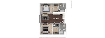 B1 Floor Plan  at East 51 At Rocketts Landing, Virginia, 23231