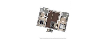 B3 Floor Plan  at East 51 At Rocketts Landing, Richmond