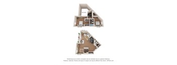 Nassau floor plan at The Villages Apartment of Banyan Grove Apartments for rent in Boynton Beach FL