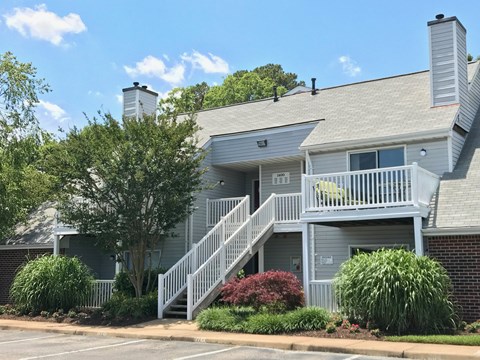 Fenced apartment Entrance at Herons Point, Virginia Beach, VA, 23451