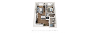 A2 Floor Plan at East 51 At Rocketts Landing, Richmond, VA