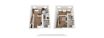 A3 Floor Plan at East 51 At Rocketts Landing, Richmond, 23231